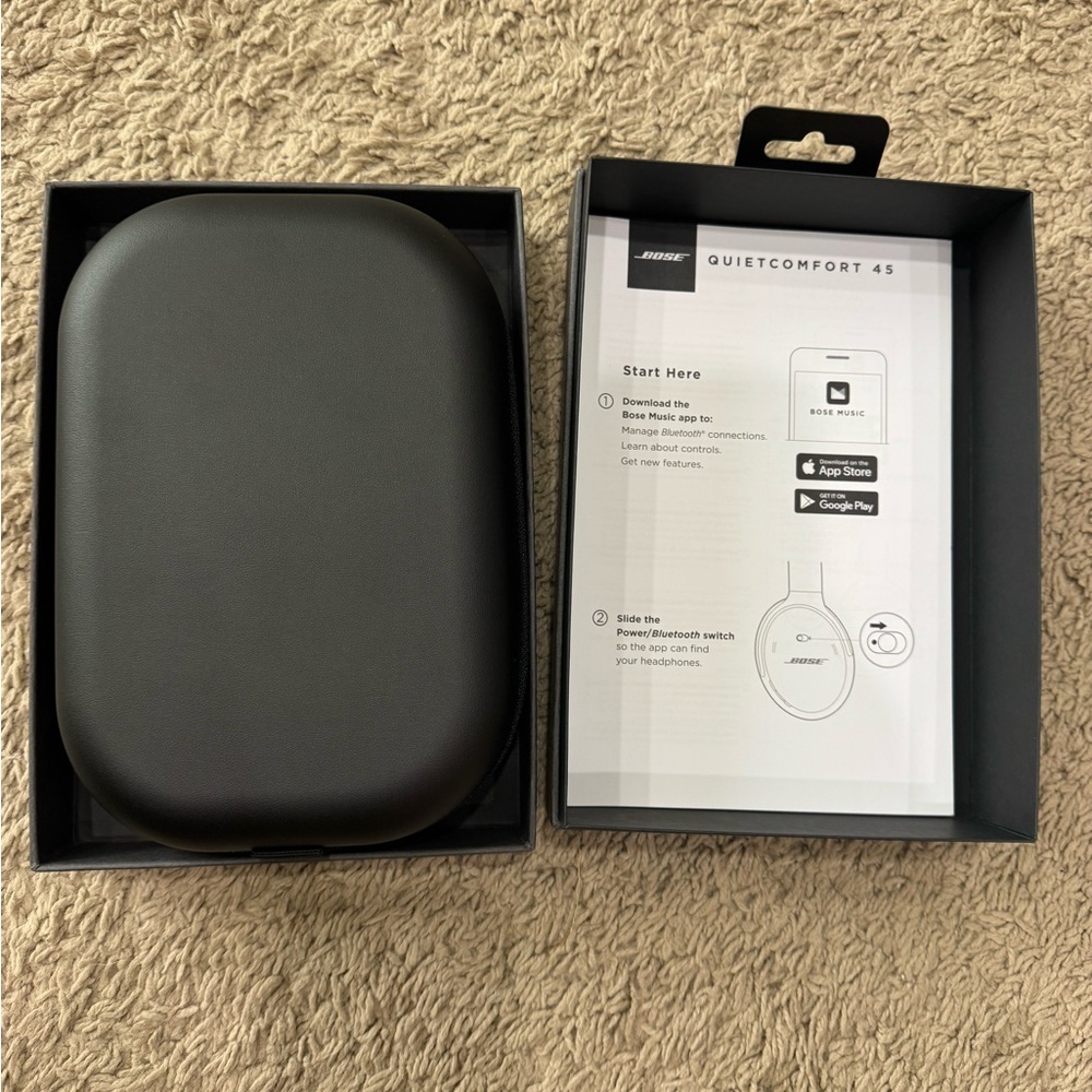 Bose QuietComfort 45 Over-Ear Headphones in Black